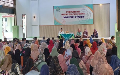 SMP Negeri 4 Sewon Selenggarakan Pertemuan Guna Menjalin Komunikasi dengan Orang Tua/Wali Murid